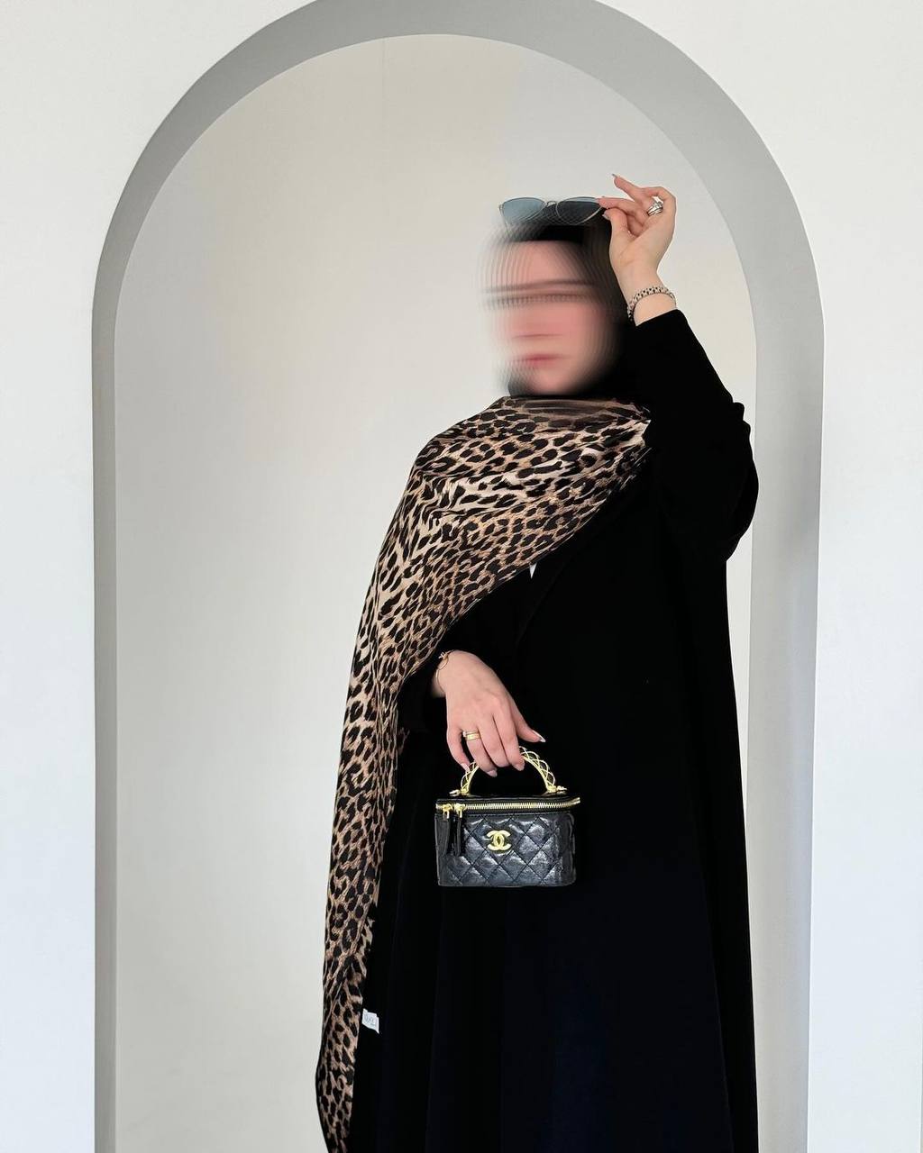 ABAYA TIGER NOIRE