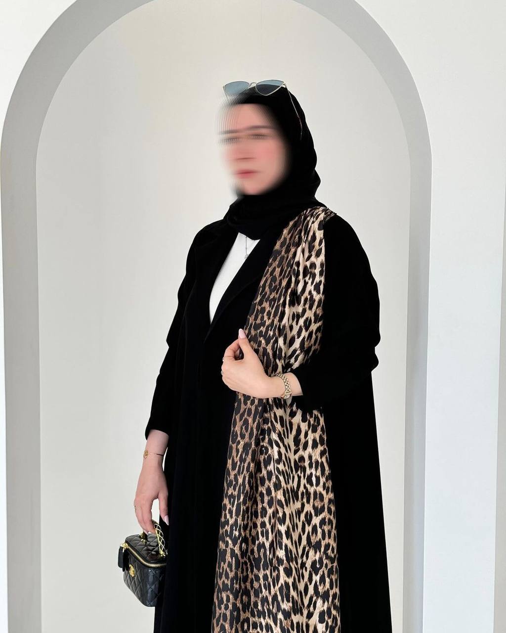 ABAYA TIGER NOIRE