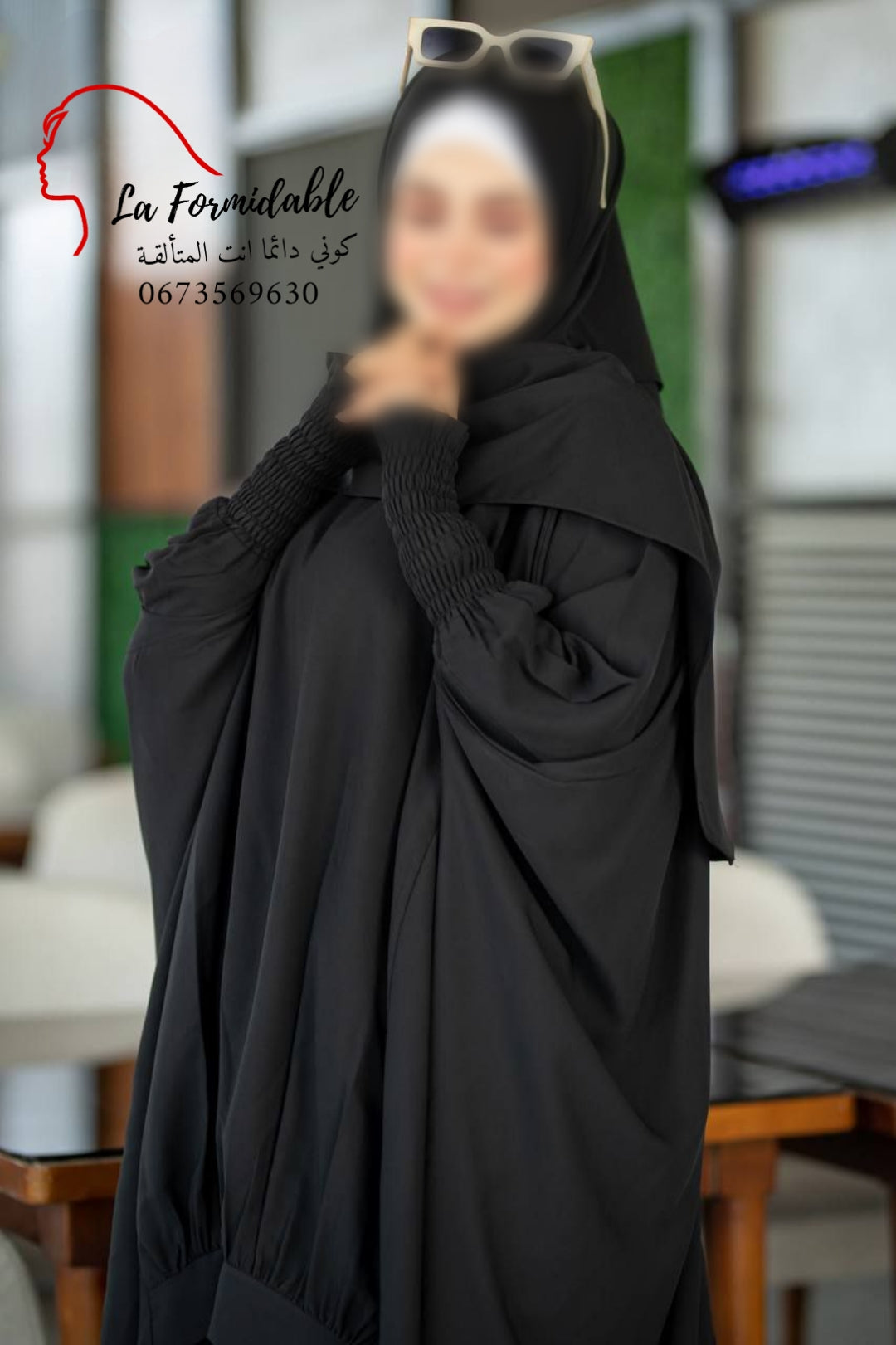 Hijab jelbab 3 piece(jupe+liquette+khimar)